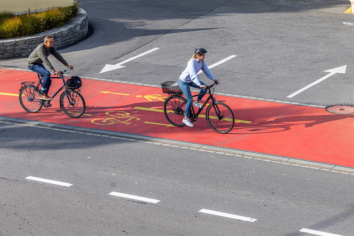 Mit dem Velo zur Arbeit