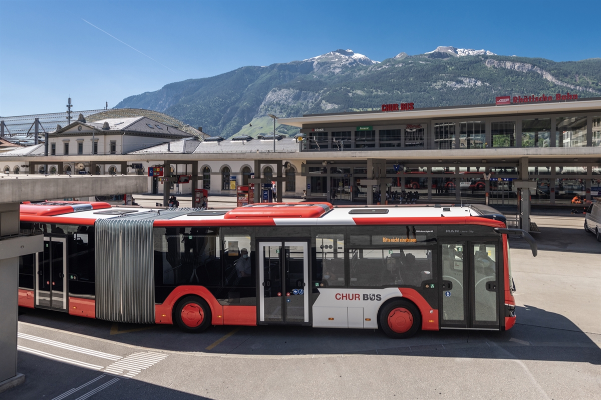 Kantonsbeitrag für behindertengerechten Umbau der Bushaltestellen am Bahnhof Chur