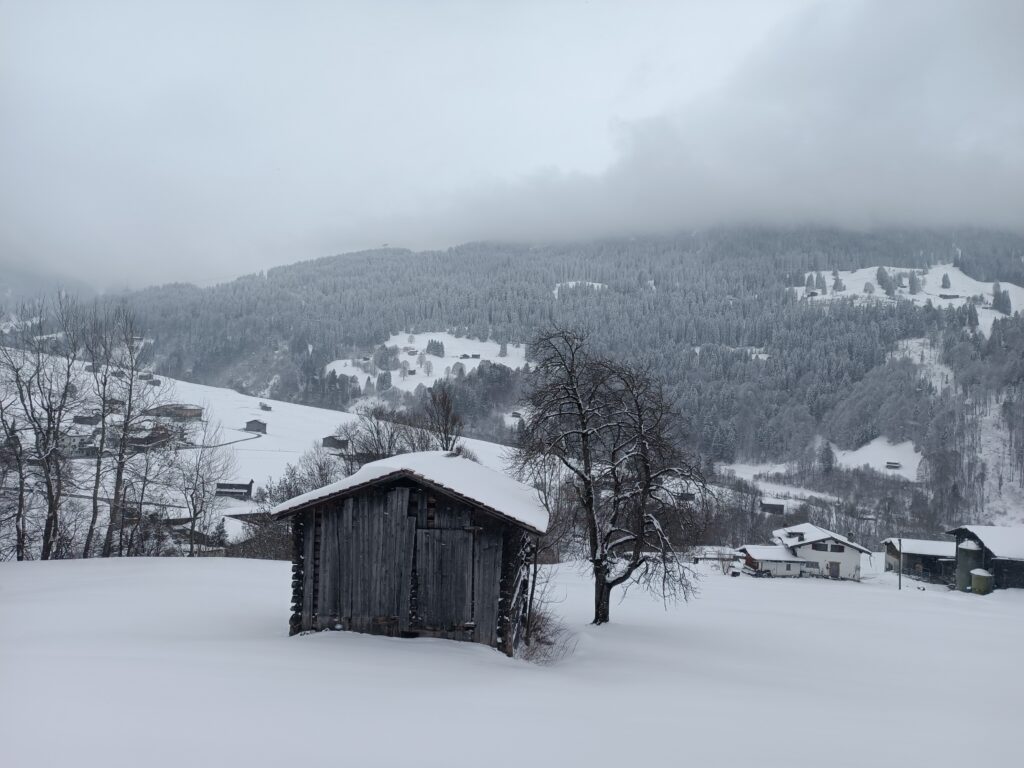 Landschaft Klosters.