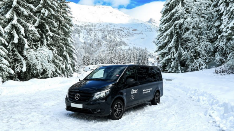 Uber weitet Lieferdienste in Winterskigebieten aus: Höchste Anzahl an Fahrten in St. Moritz, auch in Flims und Davos präsent