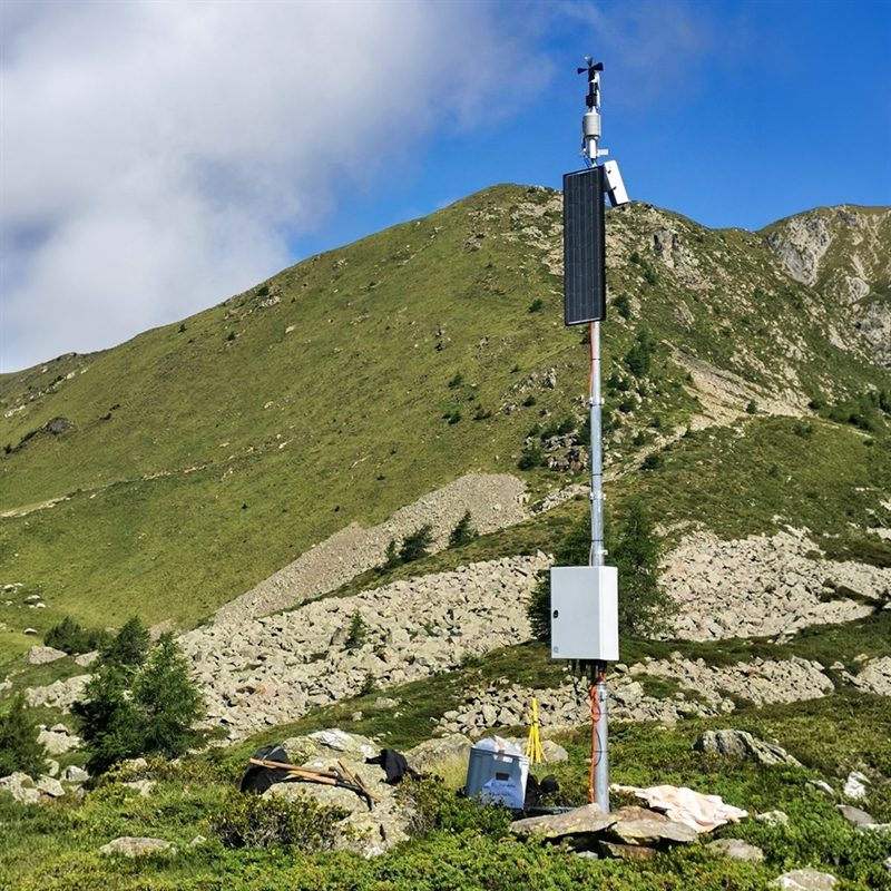 Neue Schneemeßstation ermöglicht erhöhte Sicherheit auf der Kantonsstraße zwischen Brusio und Viano