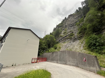 Projekt zum Schutz des Kraftwerks Tiefencastel vor Stein- und Blockschlägen