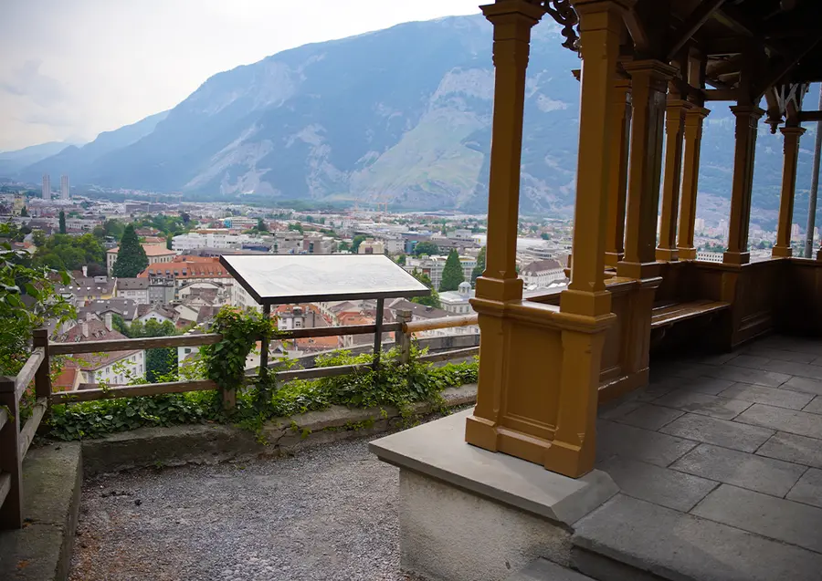 Panorama-Bild beim Haldenhüttli von Otto Braschler renoviert