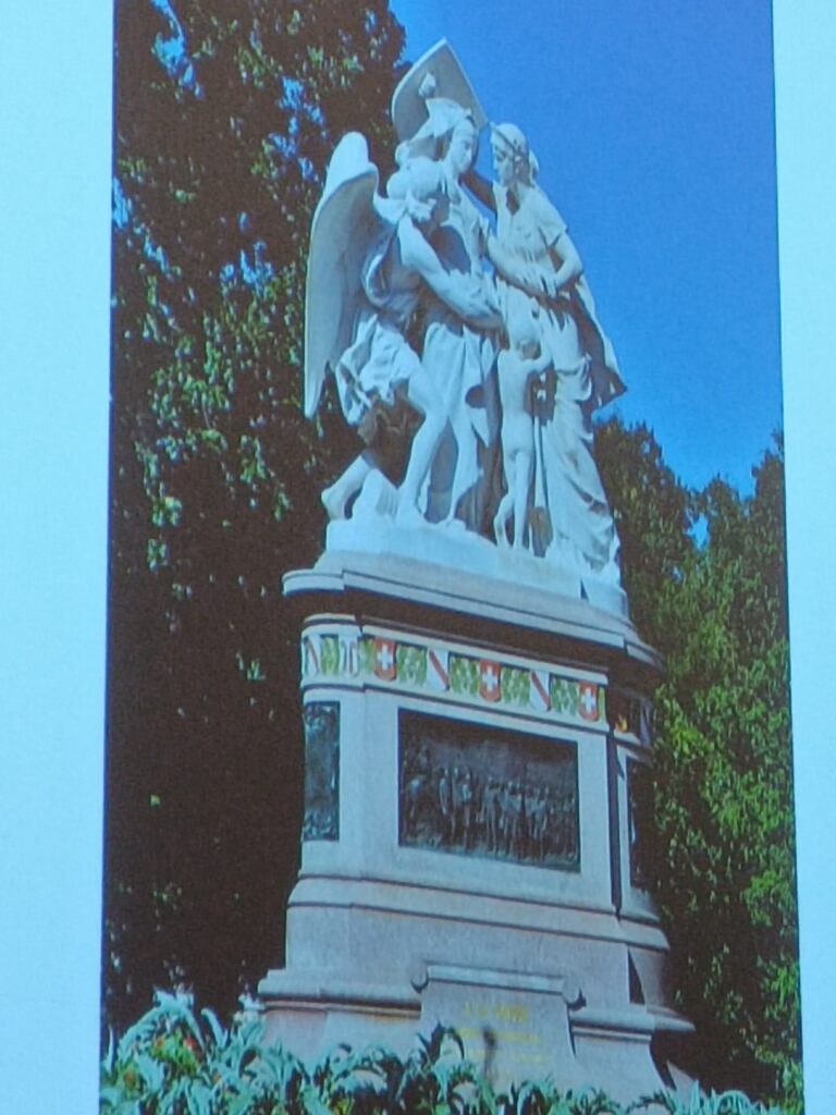 Denkmal beim Bahnhof Basel.