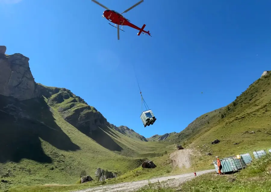 Stadtbrunnen fließen in Chur, während die Alpen mit den Folgen der Trockenheit kämpfen