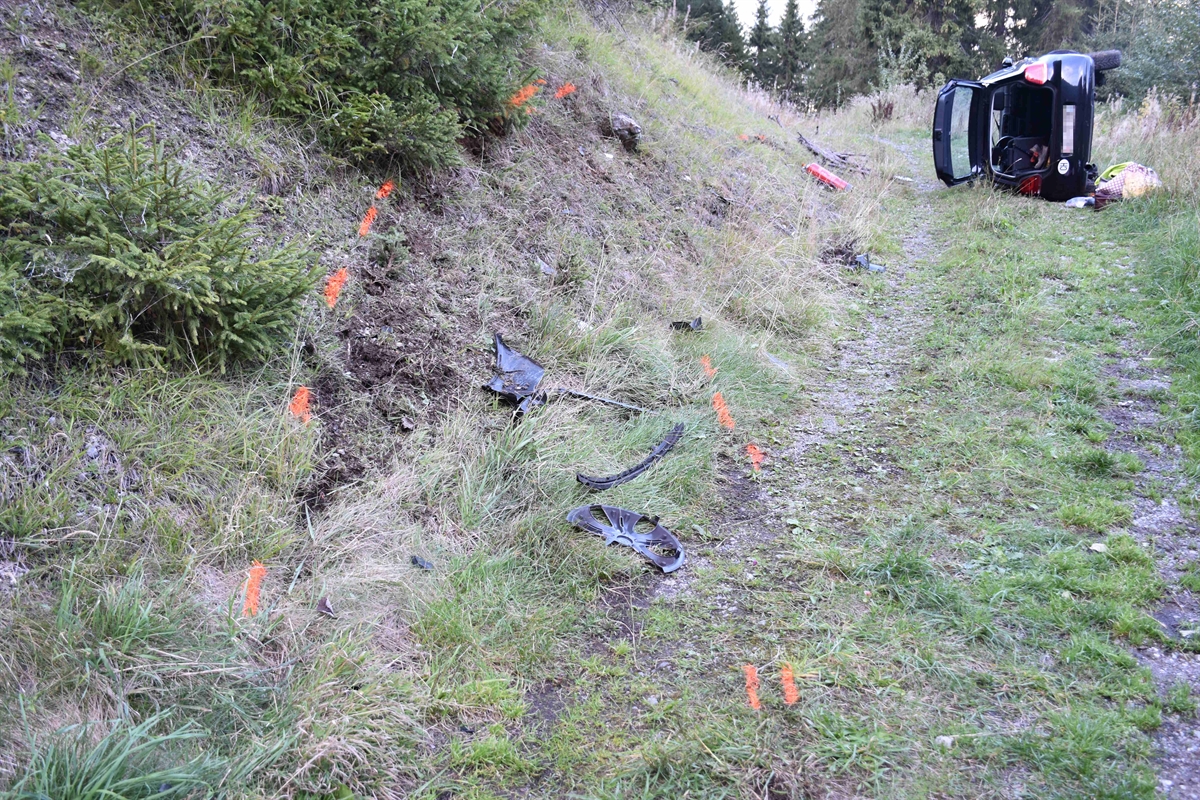 Klosters: Zwei Verletzte bei Selbstunfall