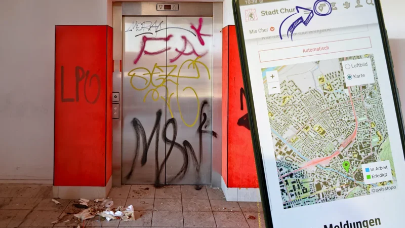 «Mis Chur»: Schäden und Mängel digital und einfach via Stadtmelder melden